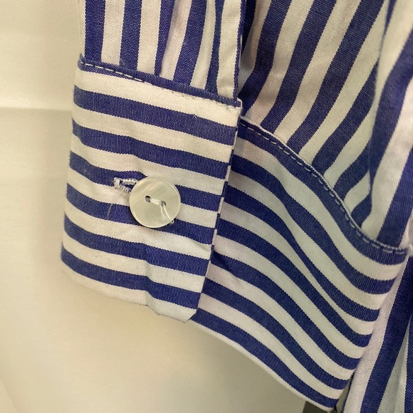 NWT Sam and Jess Long Sleeve Cotton Dress Sz Medium with open V-shaped back - Picture 3 of 8